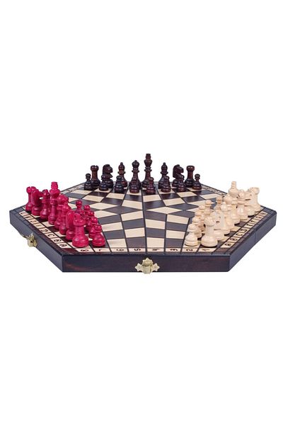 Polonia Chess set for 3 players (medium)