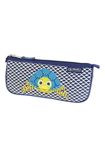 Herlitz Jucărie sport triunghiulară cu animale drăguțe, broască țestoasă, culoare multicoloră, material textil, 22x9,5x7,5 cm