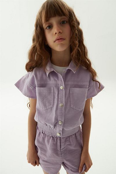 Tyess Girl Lilac Vest