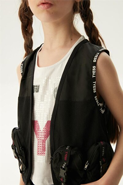 Tyess Girl Black Vest