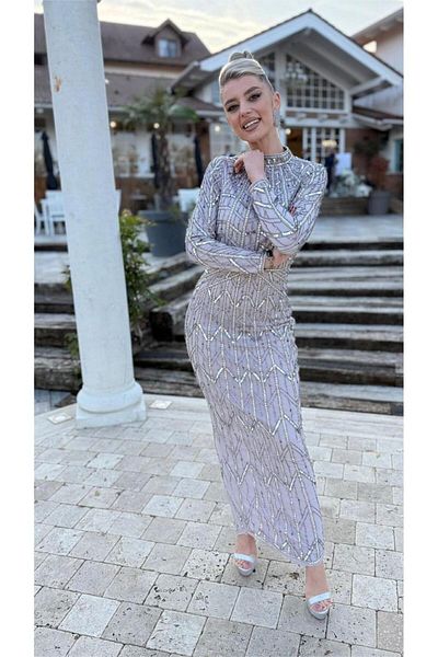 ASOS Diamond Reflection Gown