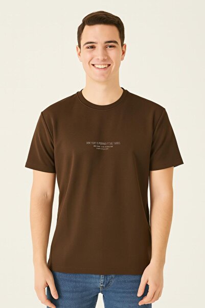 CLASSİCS MEN Ανδρικό κοντομάνικο μπλουζάκι Floyd Slim Fit 7363