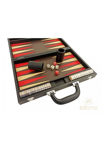 İTALFAMA Imitation leather backgammon/backgammon game