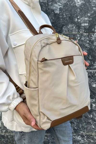 Just Polo Imported Washable Leather Backpack and School Bag