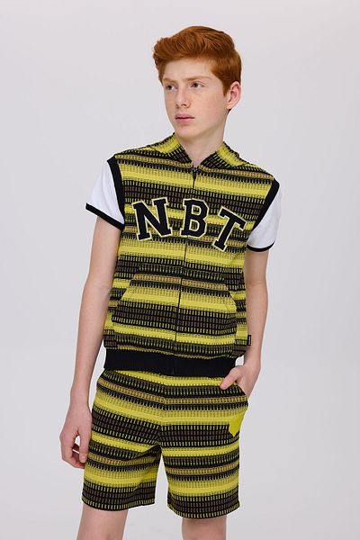 Nebbati Boy Patterned Vest