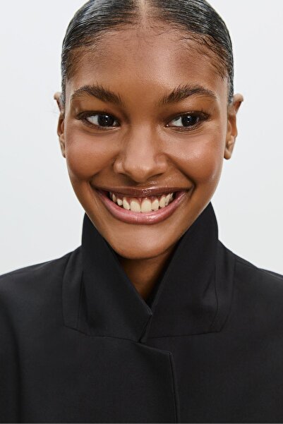 Stradivarius Straight fit blazer with belt