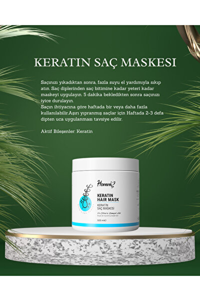 Homm Bitkisel Keratin saç maskesi
