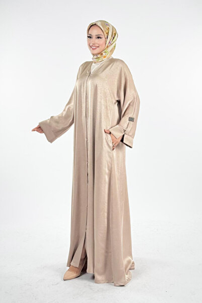 Bym Fashion Snap Button Ferace 70023 Mink