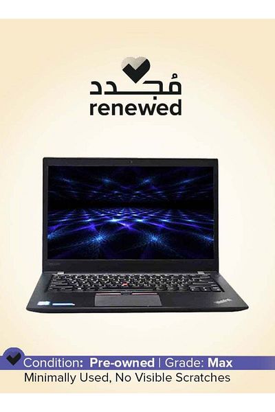 LENOVO Pre-Owned Thinkpad T460s 14-inch Intel Core i5 6th Gen 12 GB 256GB Black Windows