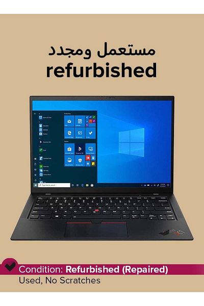 LENOVO Pre-Owned Thinkpad x1 Carbon G5 14-inch Intel Core i5 6th Gen 8 GB 256 GB Black Windows