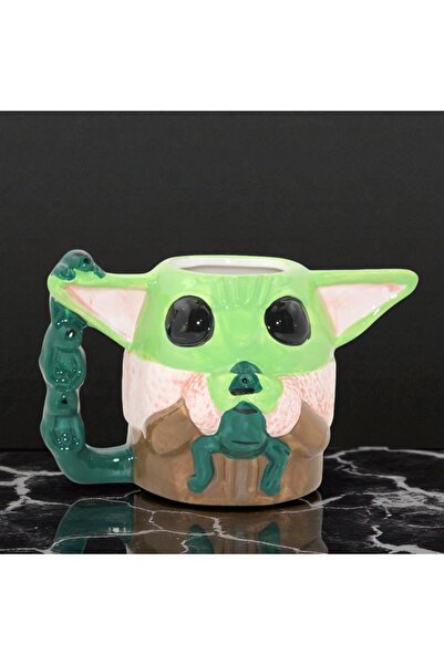 Kuzey Tacı كوب بيبي يودا من البورسلين اللطيف للديكور VIP