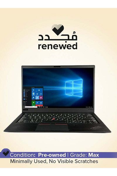 LENOVO Pre-Owned ThinkPad X1 Carbon G6 14.1-inch Intel Core i7 8th Gen 16 GB 512 GB Black