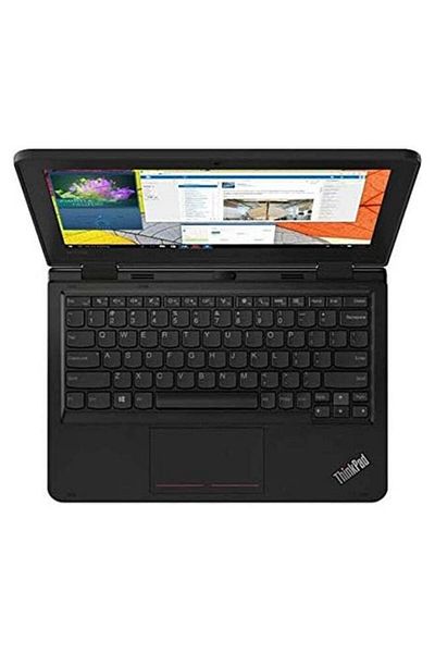 LENOVO جهاز Thinkpad 11e Yoga مستعمل، شاشة 11.6 بوصة، معالج Intel Celeron من الجيل الرابع، سعة 4 جيجابايت، ذاكرة وصول عشوائي (RAM) سعة 128 جيجابايت، لون أسود، يعمل بنظام Windows