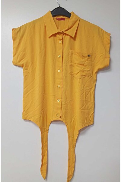 Gemello Shirt Collar Waist Tie Shirt with Chest Pocket