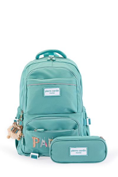 Pierre Cardin Унисекс комплект ученически чанти Pcset07pc34402-зелен