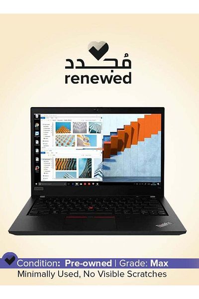 LENOVO جهاز ThinkPad T14 Gen2 مستعمل بشاشة 14 بوصة ومعالج Intel Core i5 من الجيل الحادي عشر وذاكرة 16 جيجابايت وذاكرة 512 جيجابايت باللون الأسود ونظام تشغيل Windows