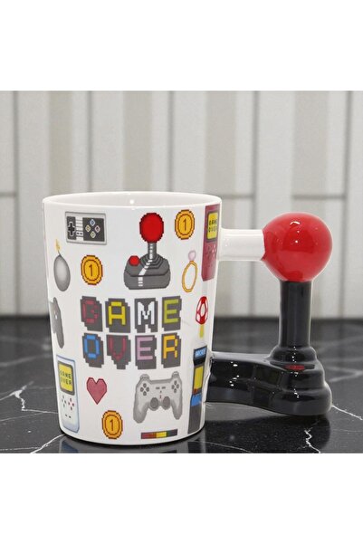 Kuzey Tacı كوب بورسلين مكتوب عليه Game Over كوب هدية تزيينية VIP