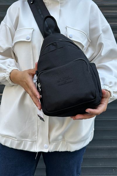 Just Polo Imported Clinker Fabric Unisex Backpack and Chest Bag