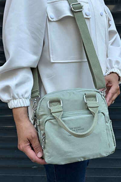 Just Polo Imported Clinker Fabric Unisex Shoulder Bag