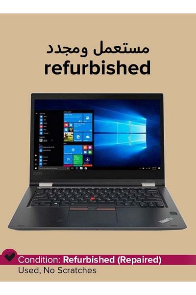LENOVO Pre-Owned Thinkpad Yoga X380 2020 13.3-inch Intel Core i7 8th Gen 8 GB 256 GB Black Windows
