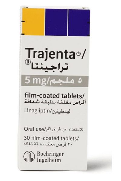 Boehringer Ingelheim تراجينتا 5 مجم، خافض لمستوى السكر في الدم - 30 قرص Trajenta 5 Mg, Antihyperglycemia - 30 Tablets