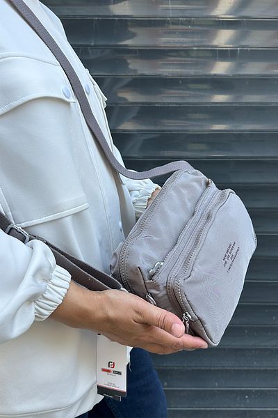 Just Polo Imported Clinker Fabric Unisex Shoulder Bag