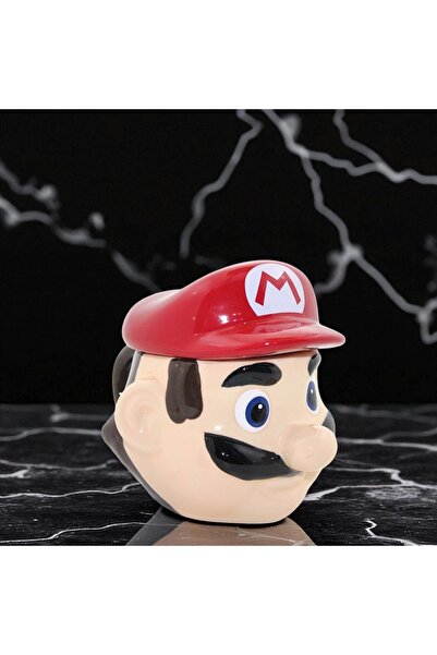 Kuzey Tacı كوب بورسلين سوبر ماريو مع شخصيات كرتونية للديكور VIP