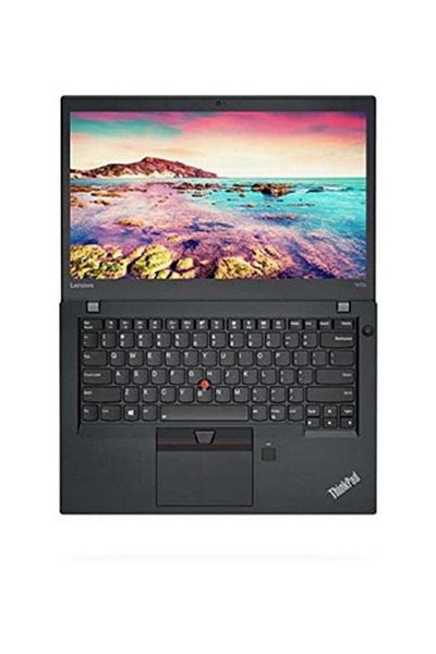 LENOVO جهاز Thinkpad T470s 2017 مستعمل، 14 بوصة، Intel Core i7 من الجيل السابع، 4 جيجابايت، 128 جيجابايت، أسود، يعمل بنظام Windows