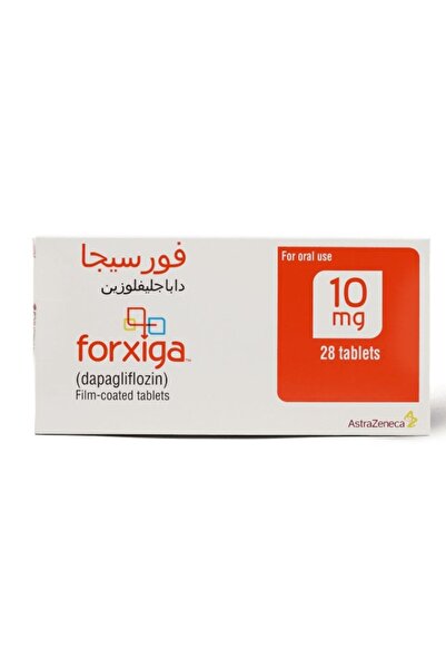 AstraZeneca Forxiga 10 Mg, Dapagliflozin, Antihyperglycemic - 28 Tabletsفورسي...