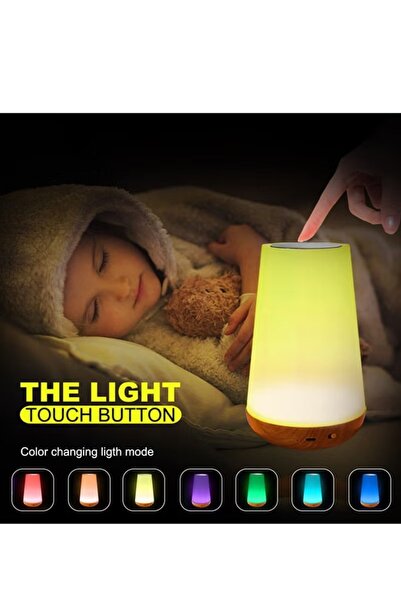 Primo Plus LED Bedside Lamp Rechargeable Night Lamp Night Light