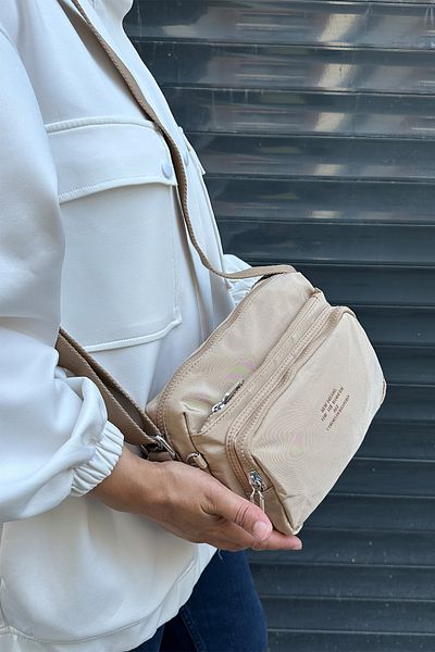 Just Polo Imported Clinker Fabric Unisex Shoulder Bag