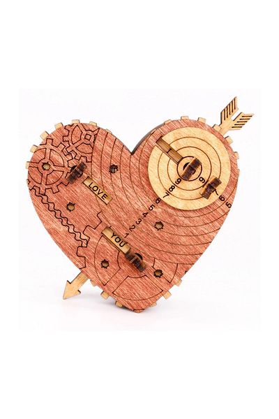 iDventure Tin Woodman's Heart. A mechanical box with a code lock