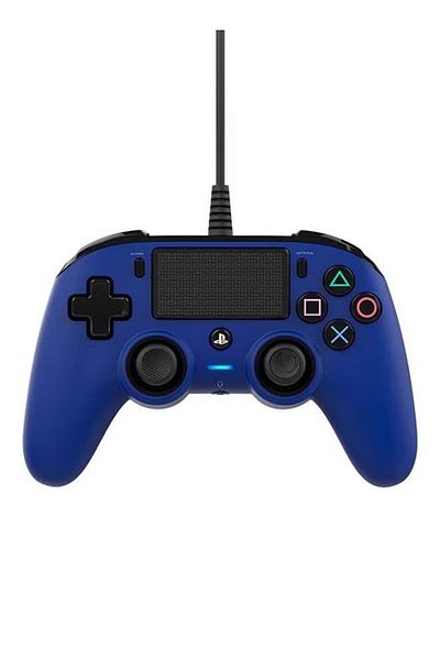 Nacon Wired Blue Lightning Compact Controller for PlayStation 4