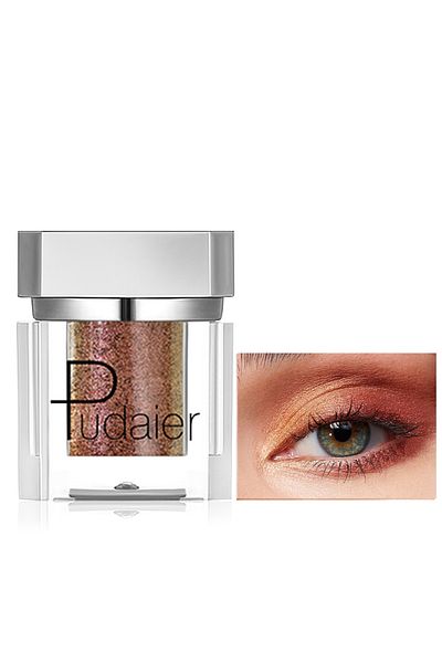 Pudaier Eyeshadow Cream, Matte Glitter Shimmer Mashed Potato Eyeshadow Powder, Long Wearing Eye Makeup
