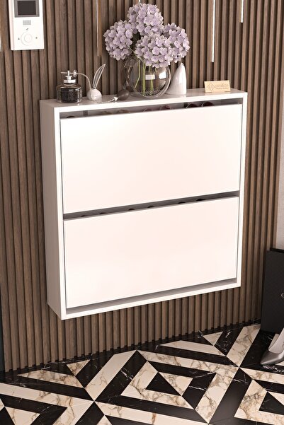 Pratico Balance 2 Düşer Kapaklı Ayakkabı Dolabı