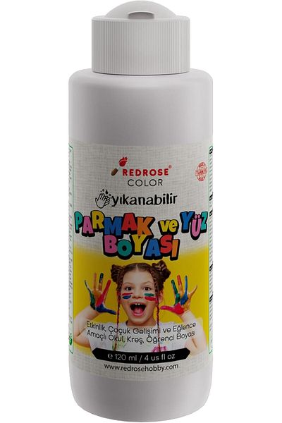 LiderGlobal . Rose White Finger Paint 120 ml 903970