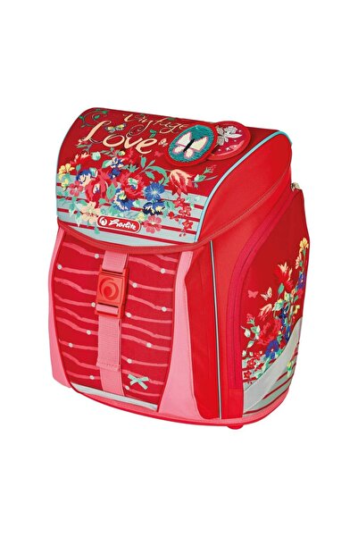 Herlitz Backpack Unequipped Filolight, Vintage Love, Color Multicolor, Material Polyester, 38x32x22cm