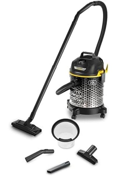 Karcher Drum Vacuum Cleaner, 1800W Max Power with 20L Container and Blower Function