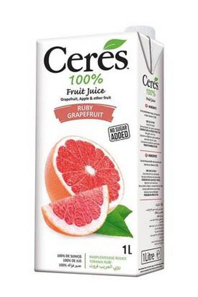 YABANEEZ GRAPEFRUIT JUICE "CERES" (CARTOON OF 12 PACKS)