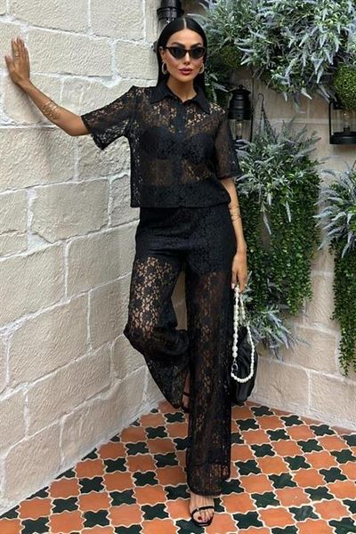 modamtn Lined Pant Lace Double Suit 10119