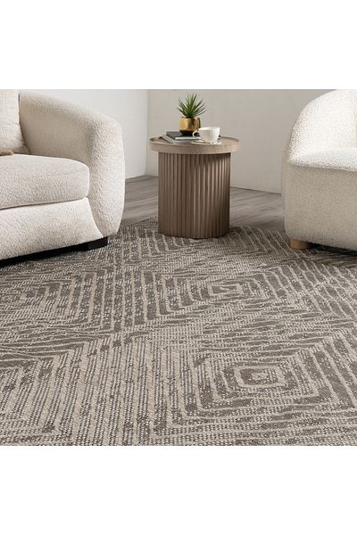 Cottage Polypropylene Oria Diamonds Rug 160*230Cm