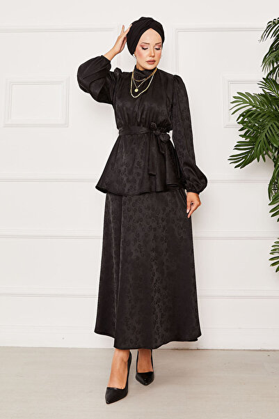 EBRUTESETTÜR Elastic Waist Mobile Belted Jacquard Double Suit