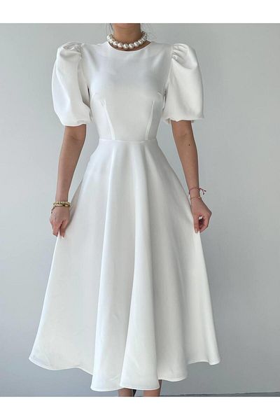 modamtn    Catania Balloon Sleeve Dress
