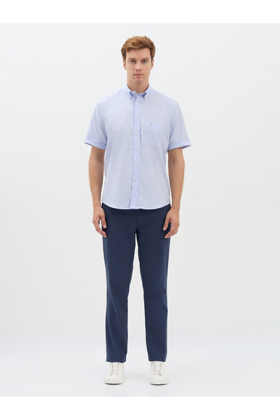 Karaca Erkek Regular Fıt Gömlek-Mavi