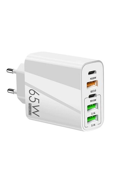 ProToolsGarage USB Charger with 5 Ports - Fast Charger for Phones, Tablets, and Other Rechargeable Devices - ProToo