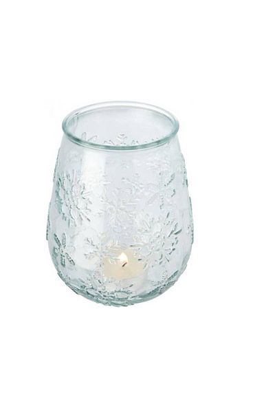 Natural Suport pentru lumânări Faro, fabricat din sticlă reciclată