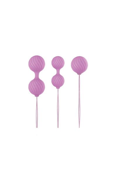 OUTLET Bile Kegel Luxe O', Silicon, Set de 3, Roz