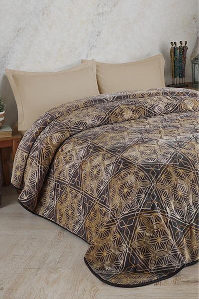 Kristal Pătură Taç Single Elegance Maro