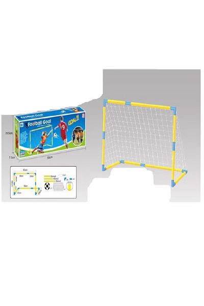 rexa Football Soccer Goal Post Net Set – 93x49x64cm, Easy Setup for Kids’ Outdoor Play