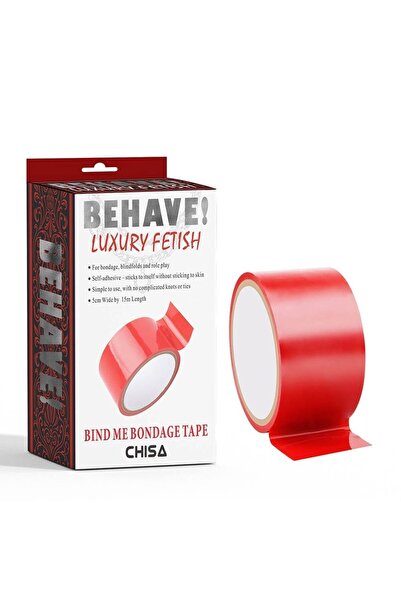 Chisa Novelties Bandă autoadezivă pentru bondage, Chisa Novelties, roșu